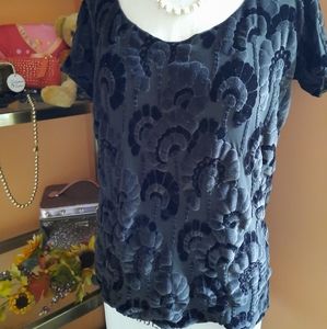 Armani Collezioni brown top.